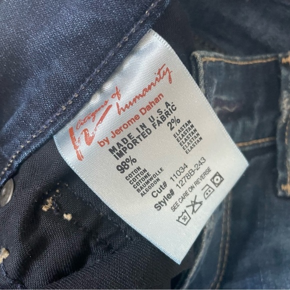 Citizens of Humanity "Ava" Low Rise Straight-Leg Jeans- Distressed- Size 24 - Picture 12 of 12